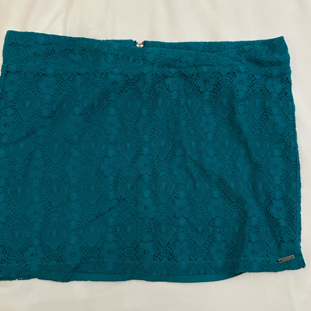 Volcom Turquoise Lace Top